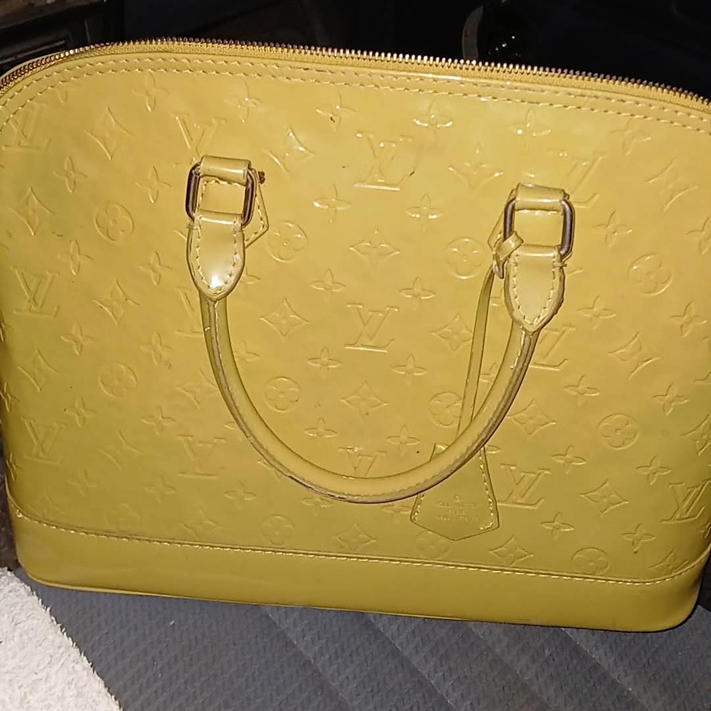 Louis Vuitton Yellow Tote Bag